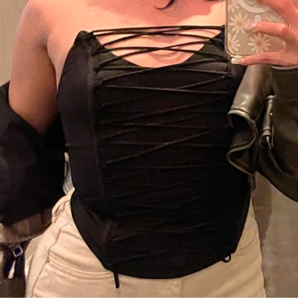 Strappy corset